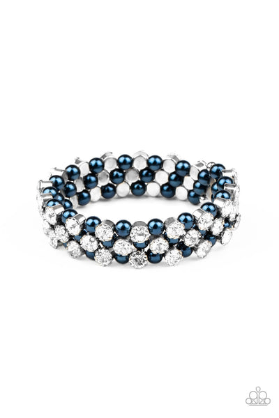 Paparazzi Metro Motif - Blue Bracelet