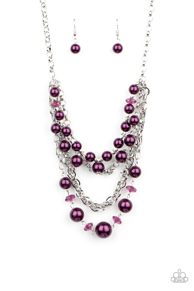 Paparazzi Rockin Rockette - Purple Necklace