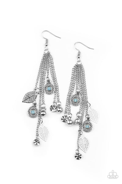 Paparazzi A Natural Charmer Blue Earrings