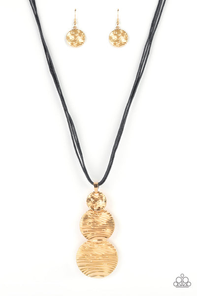Paparazzi Circulating Shimmer Black Necklace