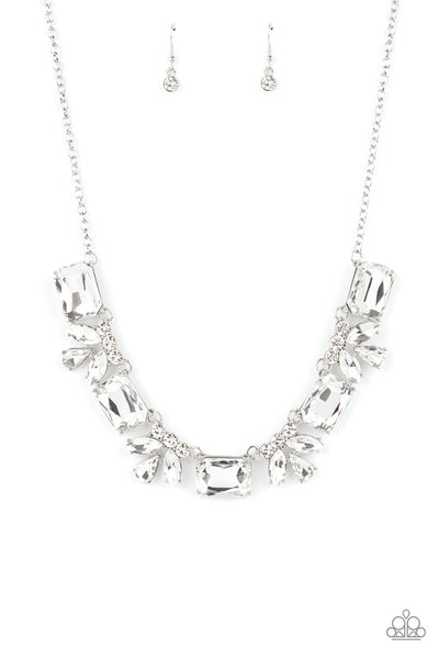 Paparazzi Long Live Sparkle - EMP21 White Necklace