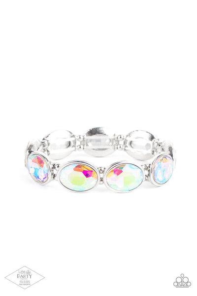 Paparazzi Diva In Disguise Multi Iridescent Bracelet