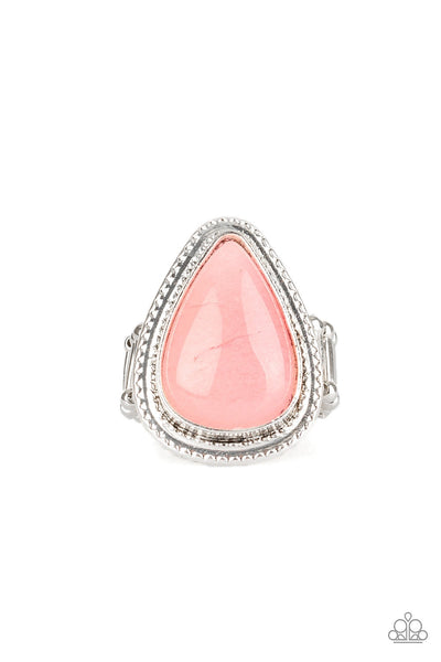 Paparazzi Mojave Mist Pink Ring