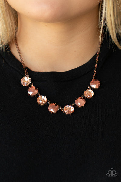 Paparazzi Dreamy Decorum Copper Necklace