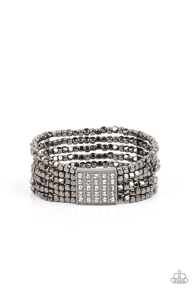 Paparazzi Star-Studded Showcase Black Bracelet