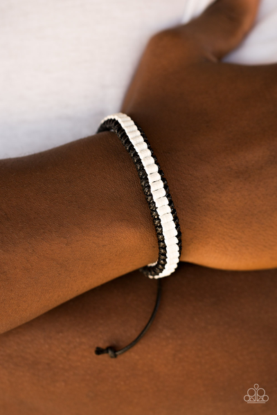 Paparazzi Trail Tracker - White Bracelet
