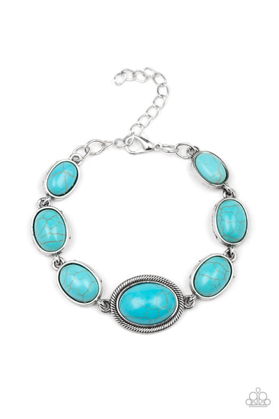 Paparazzi Serene Stonework - Blue Bracelet