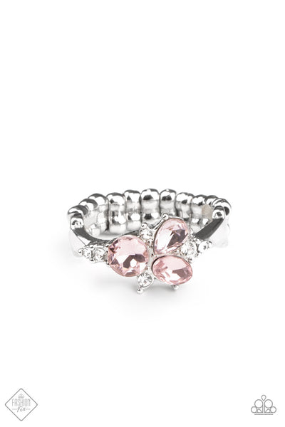 Paparazzi Here You GLOW - Pink Ring