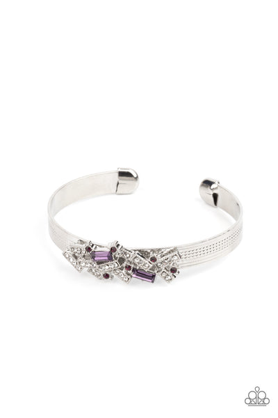 Paparazzi A Chic Clique Purple Bracelet
