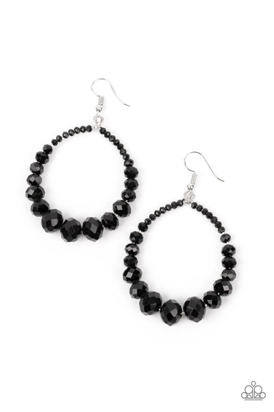 Paparazzi Astral Aesthetic - Black Earrings