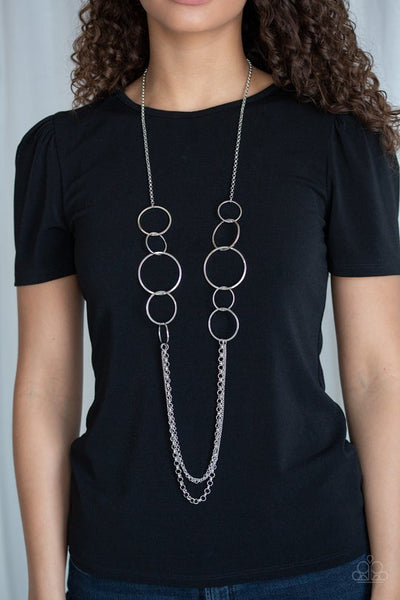 Paparazzi Ring In The Radiance Silver Necklace