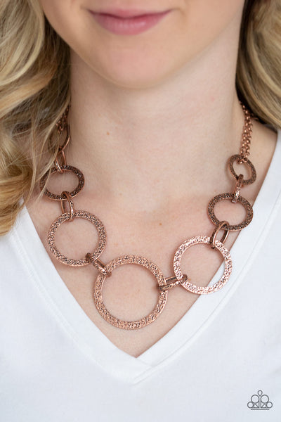 Paparazzi City Circus Copper Necklace