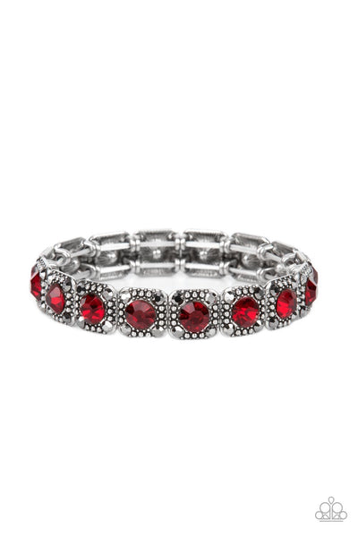 Paparazzi Cache Commodity - Red Stretchy Bracelet