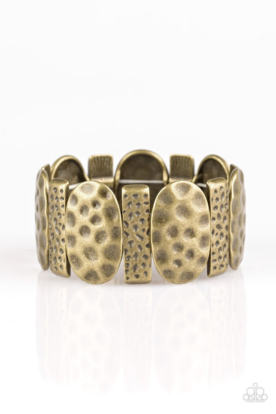 Paparazzi Cave Cache Brass Bracelet