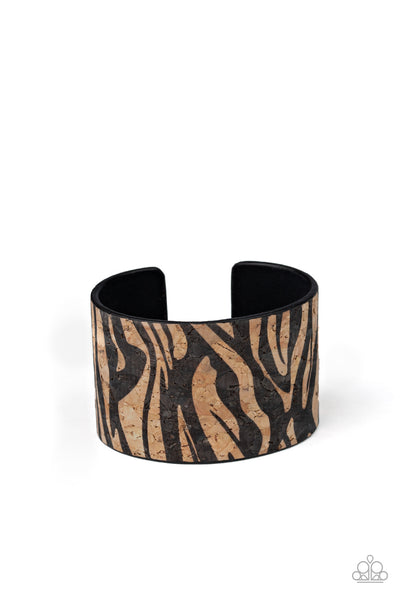 Paparazzi Zebra Zone - Black Bracelet
