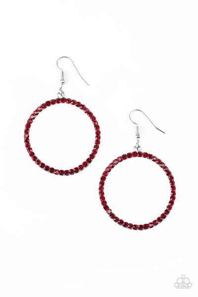 Paparazzi Stoppin Traffic - Red Earrings