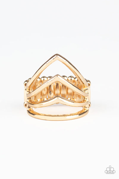 Paparazzi The Main Point - Gold Ring