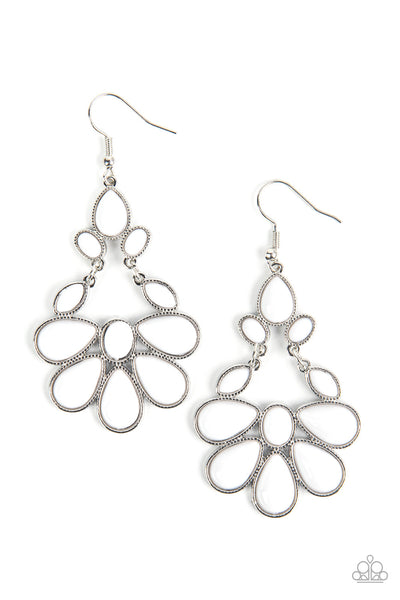 Paparazzi Colorfully Canopy White Earrings