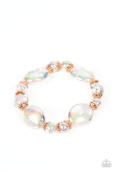 Paparazzi Iridescent Illusions - Copper Bracelet