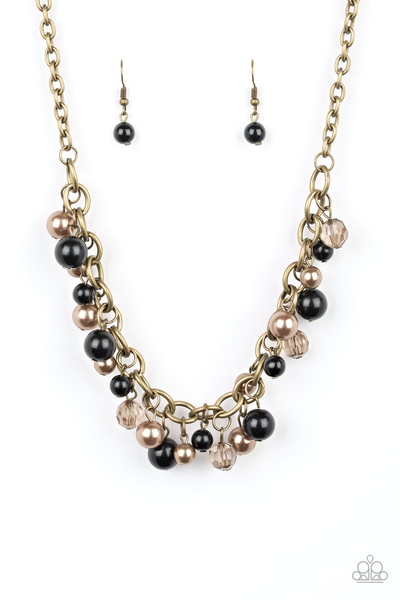 Paparazzi The GRIT Crowd - Black Necklace