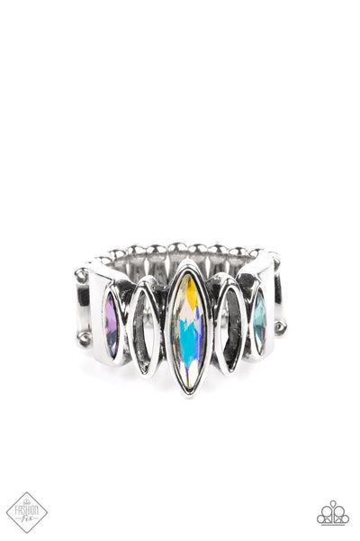 Paparazzi Distant Cosmos - Fashion Fix Multi Iridescent Ring