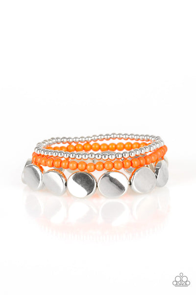 Paparazzi Beyond The Basics - Orange Bracelets