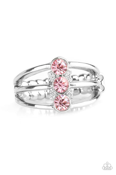 Paparazzi Triple Crown Winner - Pink Ring