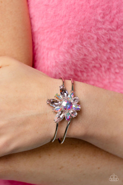 Paparazzi Chic Corsage Multi Iridescent Bracelet