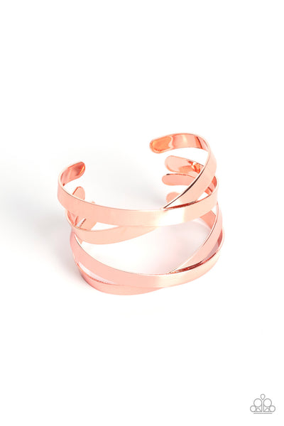 Paparazzi Industrial Imagination - Copper  Cuff bracelet