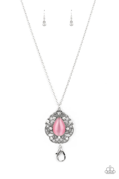 Paparazzi Bewitched Beam Pink Necklace