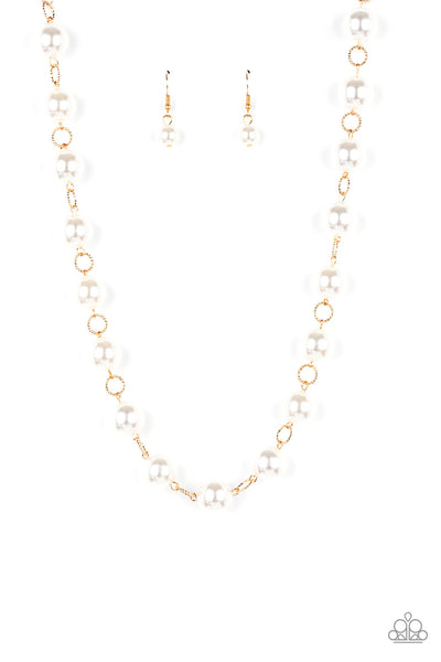 Paparazzi Ensconced in Elegance - Gold Necklace