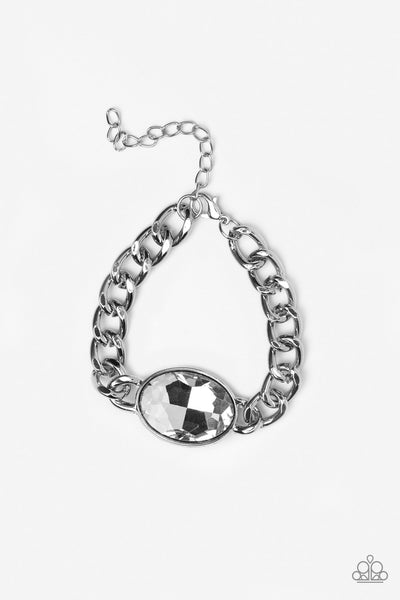 Paparazzi Luxury Lush - White Bracelet