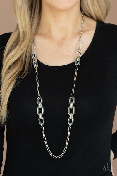 Paparazzi Have I Made Myself Clear? - White Necklace