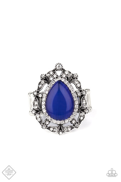 Paparazzi Iridescently Icy blue Ring