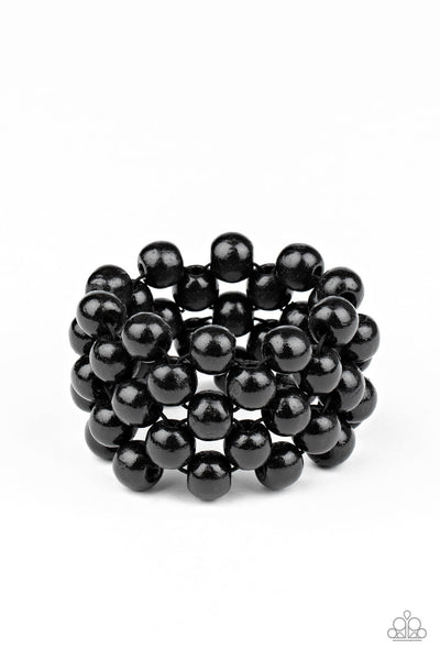 Paparazzi Tiki Tropicana - Black Bracelet