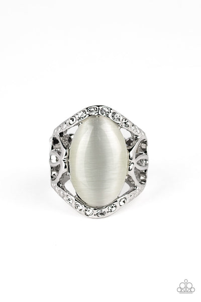 Paparazzi DEW Onto Others - White Ring