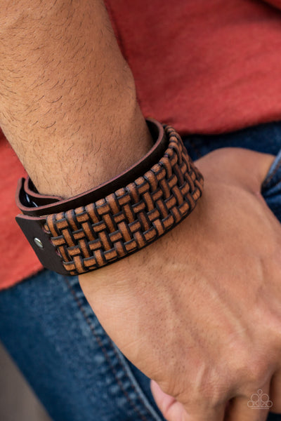 Paparazzi Urban Expansion - Brown Urban Bracelet