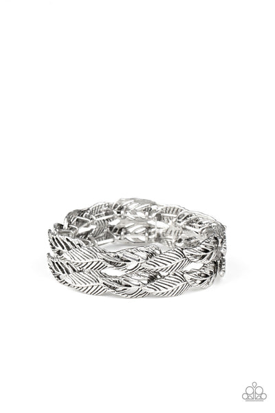 Paparazzi Its Five oFLOCK Somewhere - Silver Bracelet