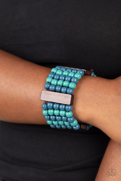Paparazzi Island Soul Blue Bracelet