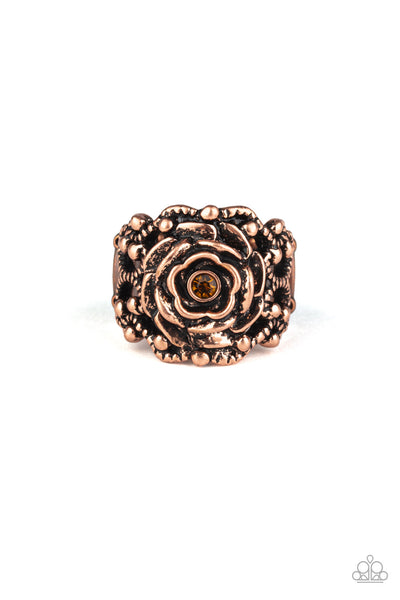Paparazzi Rose Garden Royal - Copper Ring