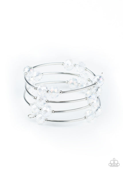 Paparazzi Dreamy Demure White Bracelet
