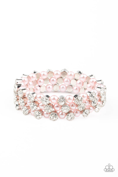 Paparazzi Metro Motif - Pink Bracelet