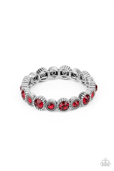 Paparazzi Phenomenally Perennial Red Bracelet