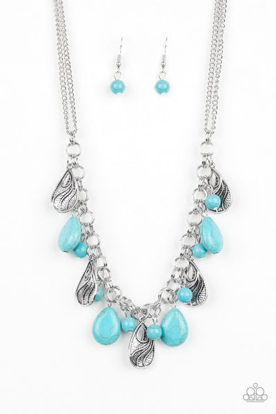 Paparazzi Terra Tranquility - Blue Necklace
