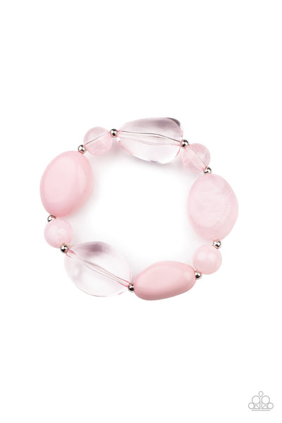 Paparazzi I Need a STAYCATION - Pink Bracelet
