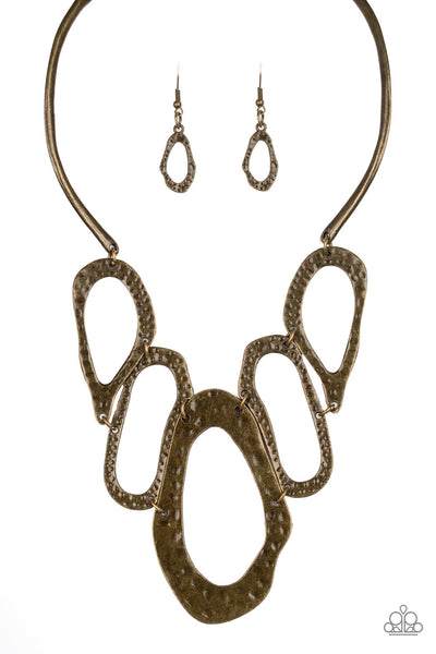 Paparazzi Prime Prowess - Brass Necklace