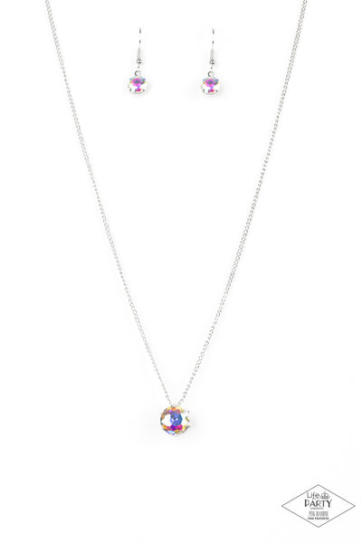 Paparazzi What A Gem - Iridescent Multi Necklace