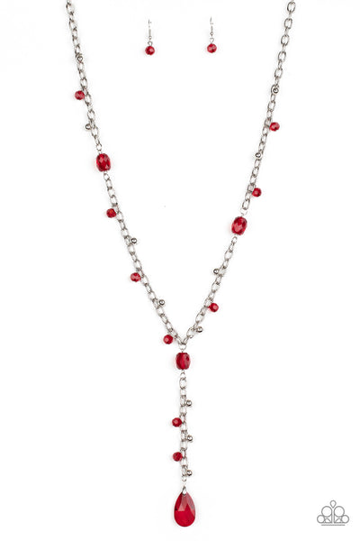 Paparazzi Afterglow Party - Red Necklace