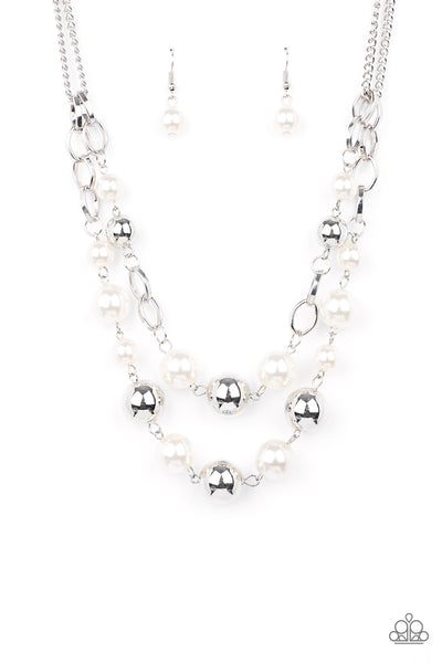Paparazzi COUNTESS Your Blessings - White Pearl Necklace