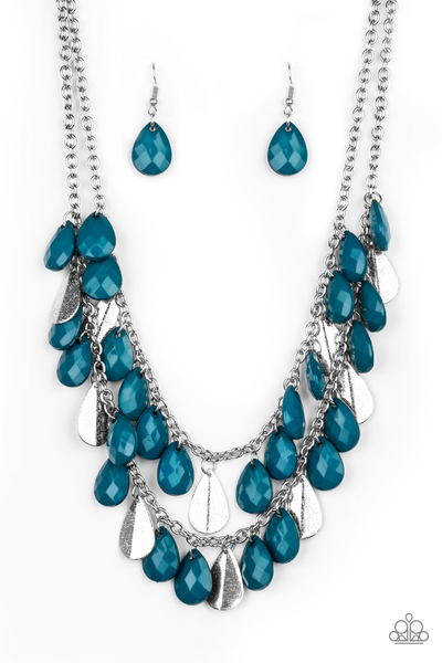 Paparazzi Life of the FIESTA - Blue Necklace